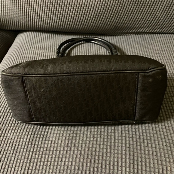 DIOR CHRISTIAN DIOR TROTTER SATCHEL HANDBAG PURSE SHOULDER BAG - Picture 3 of 13